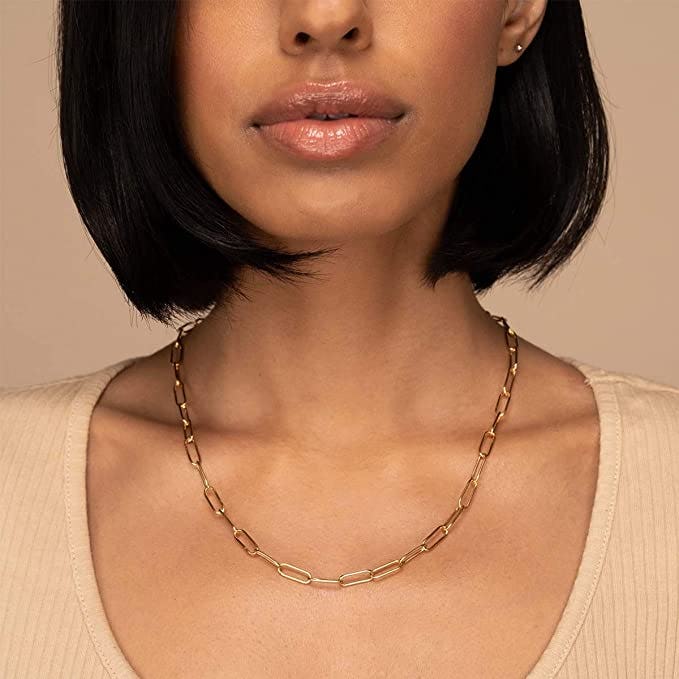 Reoxvo Gold Necklace &amp; Bracelet Set