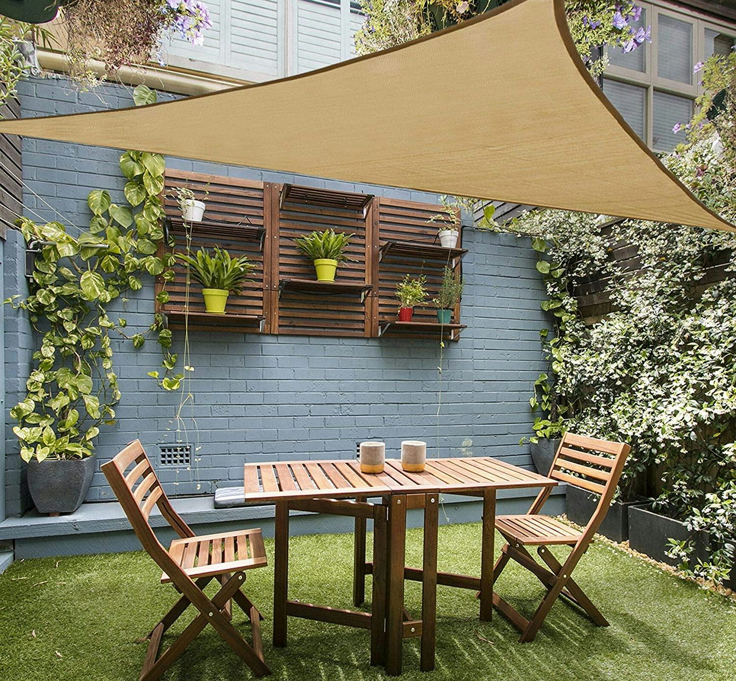 LOVE STORY Triangle Sun Shade Sail Canopy