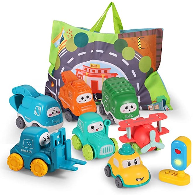 Truck and Car Toy and Play Mat Storage Bag