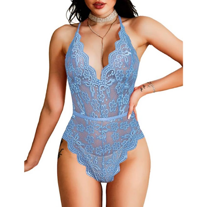 Dlsave Lace Bodysuit