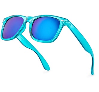 Retro Rewind Translucent Frame 80s Sunglasses