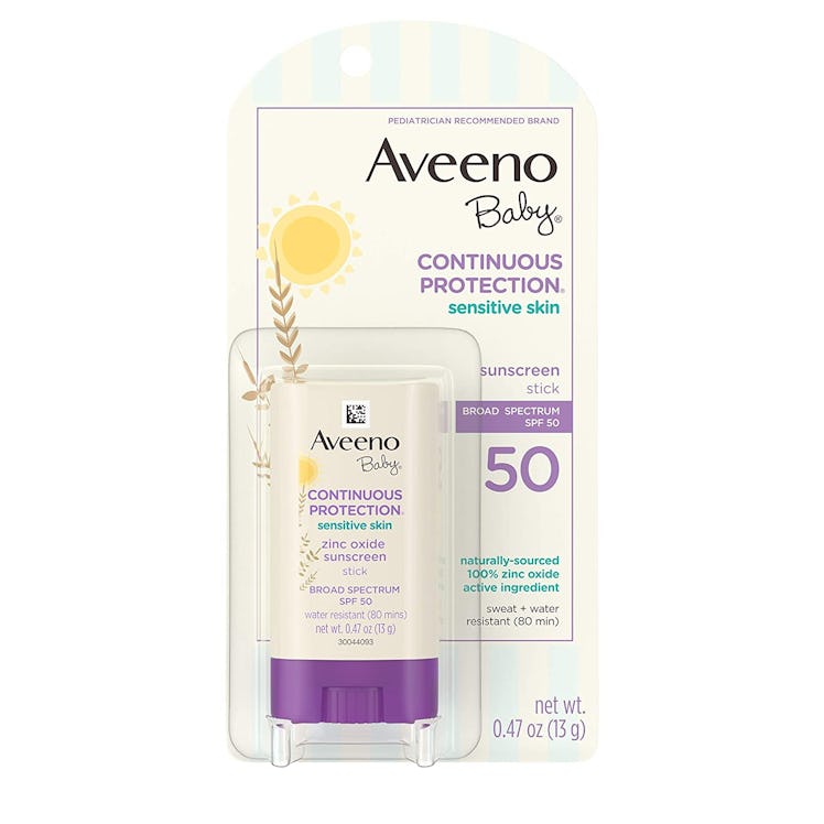 Aveeno Baby Continuous Protection Sensitive Skin Face Stick SPF 50