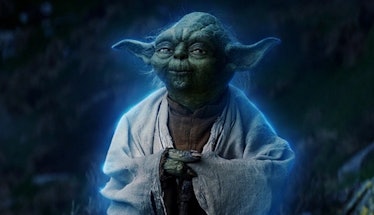 Yoda appears to Luke in The Last Jedi.