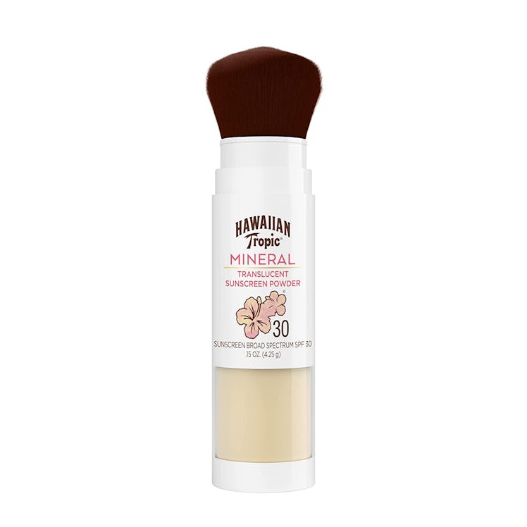 Hawaiian Tropic Mineral Translucent Sunscreen Powder Brush SPF 30