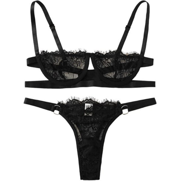 SheIn Lace Bra and Panty Set