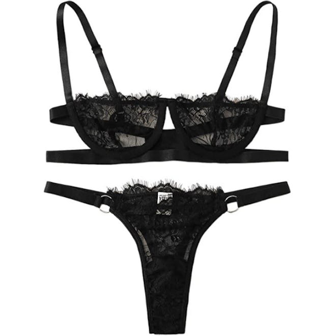SheIn Lace Bra and Panty Set