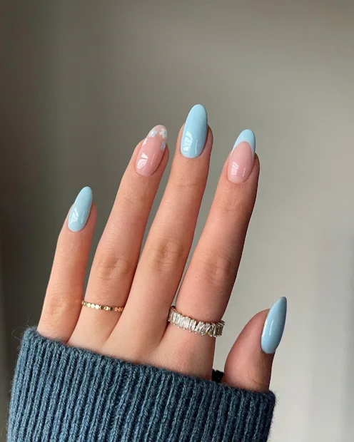 summer nails almond shape