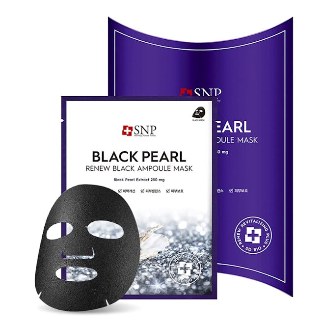 SNP Black Pearl Renew Ampoule Face Mask