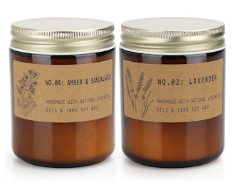 ASOEOSA JGBNX Long-Lasting Jar Soy Candles (Set Of 2)