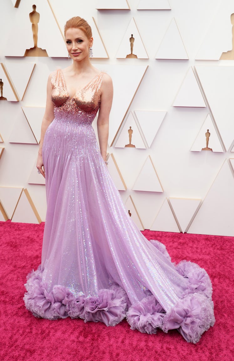 Jessica Chastain at the 94th Annual Academy Awards at Hollywood and Highland 