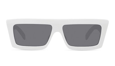 57MM Flat-Top Rectangular Sunglasses