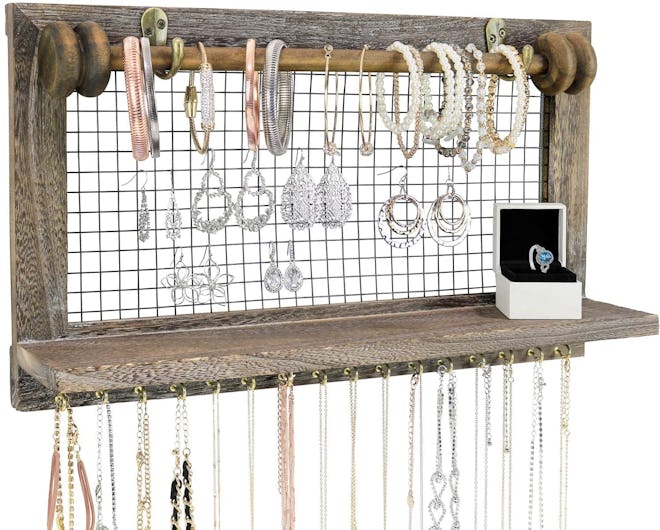 Greenco Rustic Jewelry Organizer