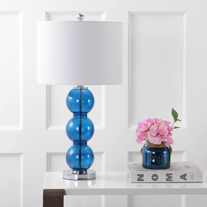 JONATHAN Y Glass Triple-Sphere LED Table Lamp (2-Pack)