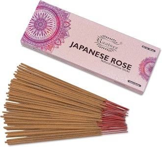 Raajsee Japanese Rose Incense Sticks (75 Sticks) 
