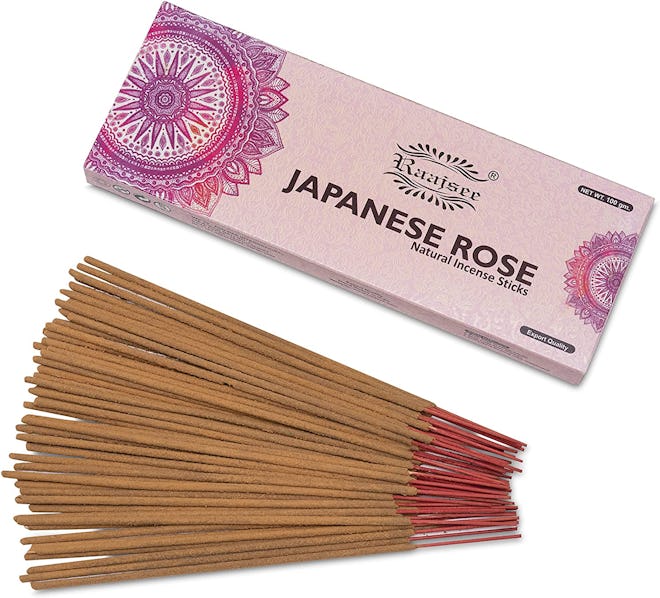 Raajsee Japanese Rose Incense Sticks (75 Sticks)