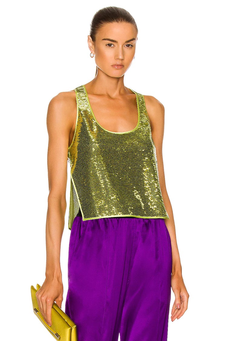 tom ford sequin tank top athluxe