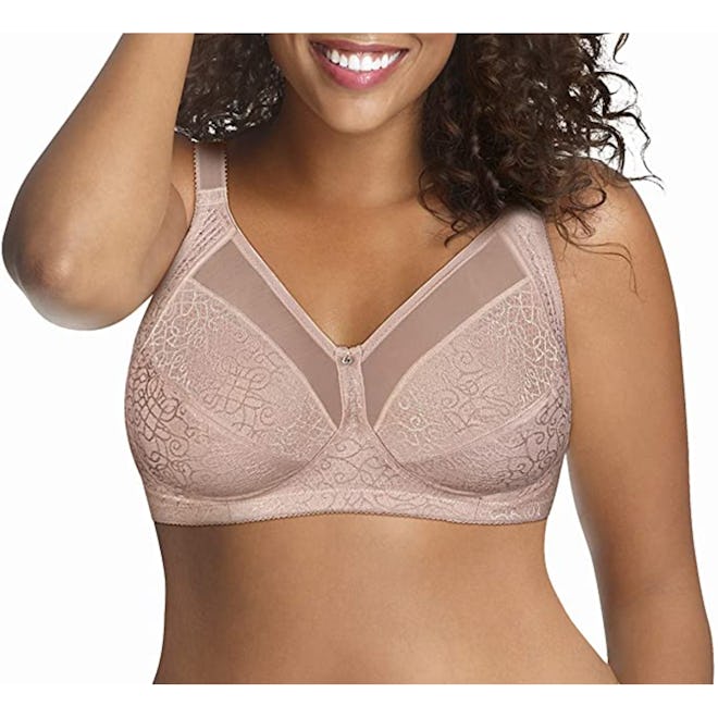 JUST MY SIZE Lace Bra with Foam Wire