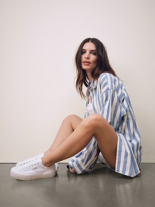 Emily Ratajkowski's Superga sneakers collaboration