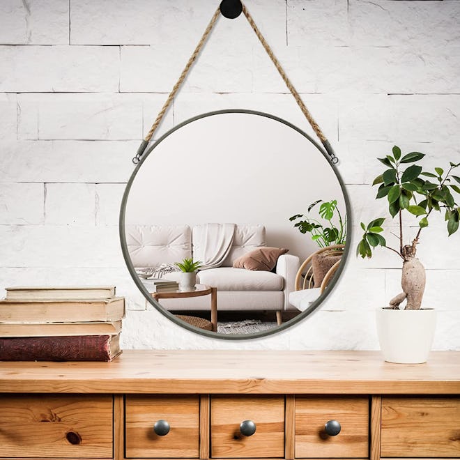 POZINO Round Wall Mounted Mirror