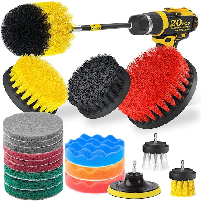 Holikme Drill Brush Attachments Set (20 Pieces)