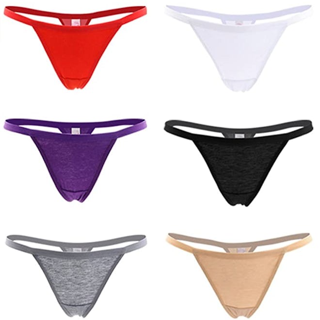 Closecret Cotton Thongs (6-Pack)