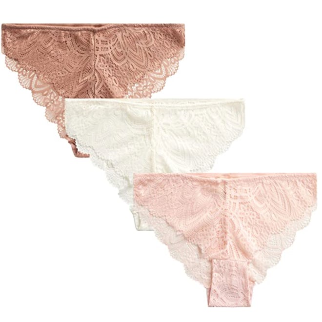 Jessica Simpson Lace Tanga Panties (3-Pack)