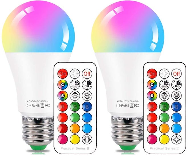 DASINKO LED Color Changing Light Bulb (2-Pack)