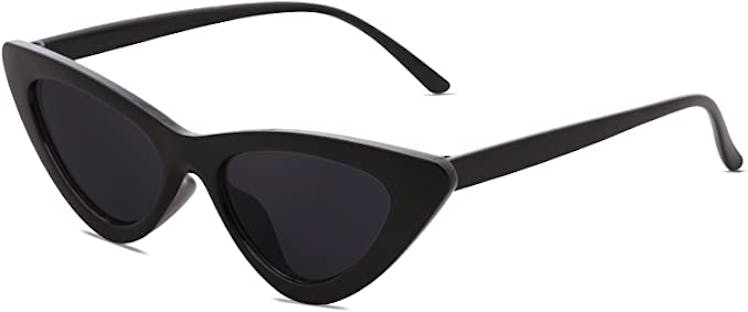 SOJOS Retro Narrow Cat Eye Sunglasses 