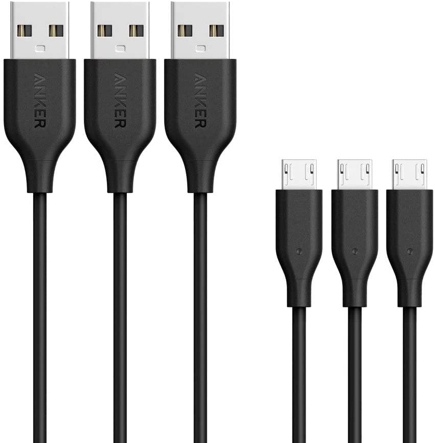 Anker [3-Pack] Powerline Micro USB (3ft) - Charging Cable for Samsung, Nexus, LG, Android Smartphone&hellip;