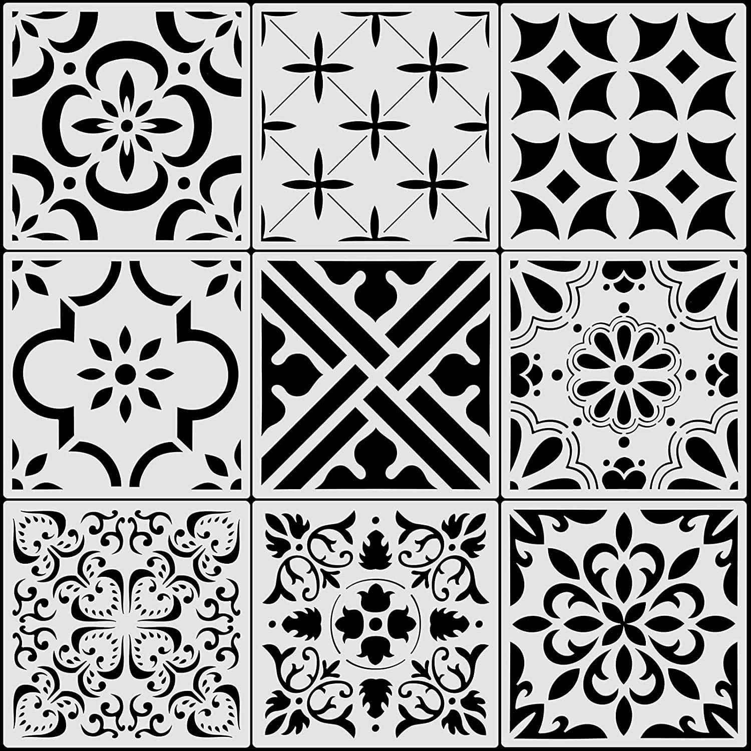 Outus Floor Painting Stencils (9-Piece Set)