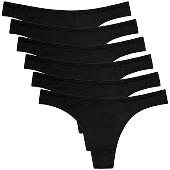ANZERMIX Cotton Thong (6-Pack)
