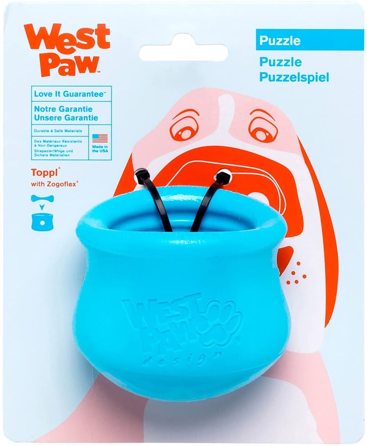 WEST PAW Zogoflex Toppl Treat Dispensing Dog Toy Puzzle