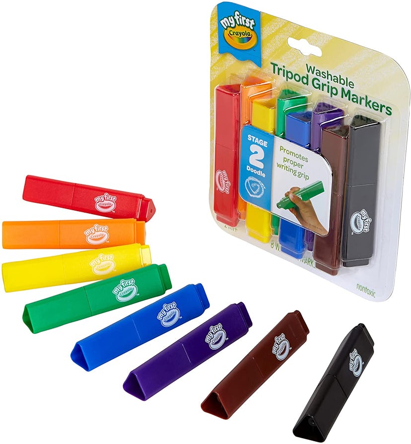 Crayola My First Tripod Washable Markers (8-Pack)