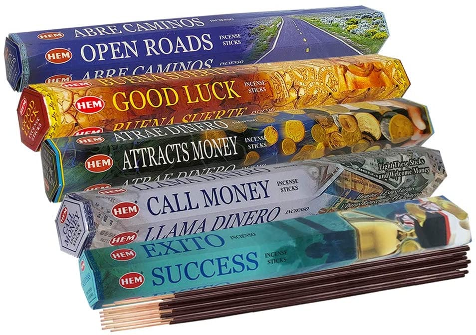 TRUMIRI Hem Incense Sticks Money Variety Pack (100 Sticks)