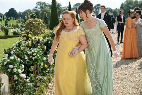 A 'Bridgerton' scene between Eloise and Penelope made Nicola Coughlan cry, for real. Photo via Netfl...