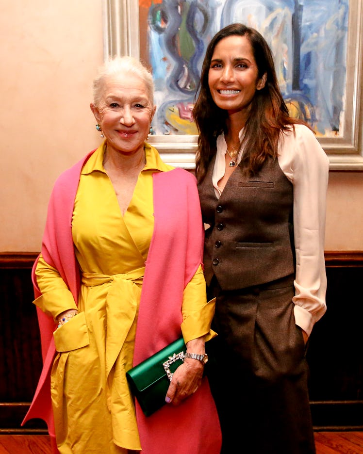 Dame Helen Mirren and Padma Lakshmi