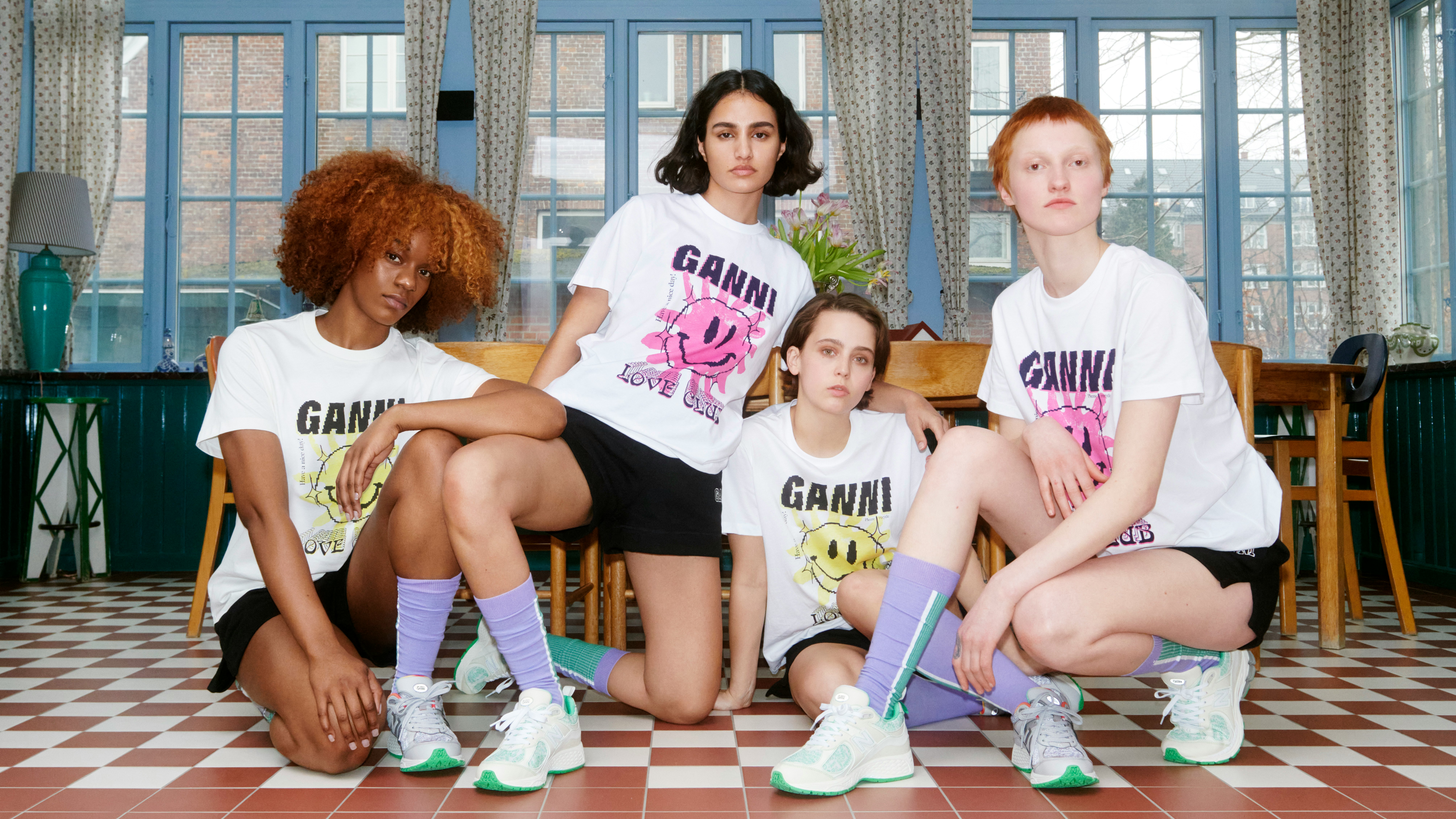 New Balance taps Danish brand Ganni for a whimsical 2002R sneaker