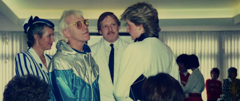 Jimmy Savile and Princess Diana in 'A British Horror Story'