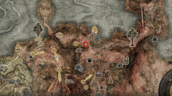 Elden Ring map fragment location for Dragonbarrow