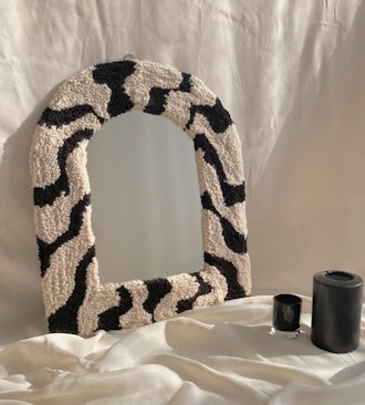 Wall decor Tufted Colored Vanity Mirror