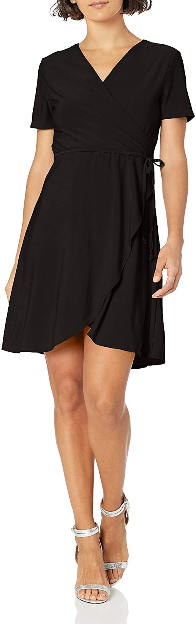 Star Vixen Short Sleeve Wrap Dress