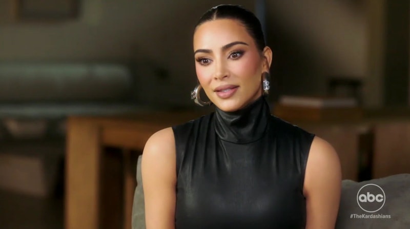 Kim Kardashian Admits Her & Kanye West's Kids Know A Lot About Their Divorce During The ABC News Int...