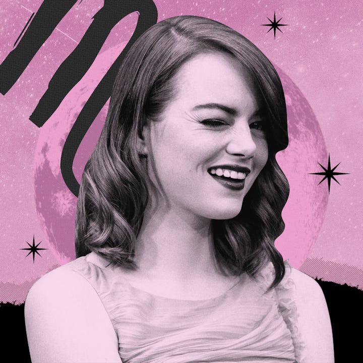 Emma Stone winking