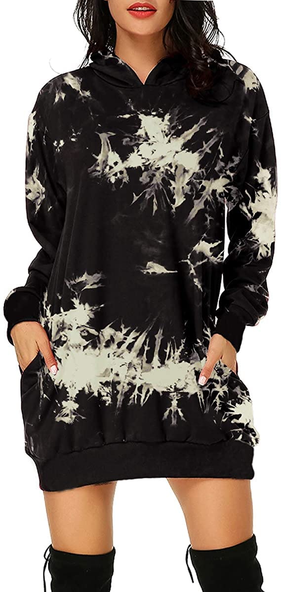 Auxo Printed Hooded Oversized Sweatshirt