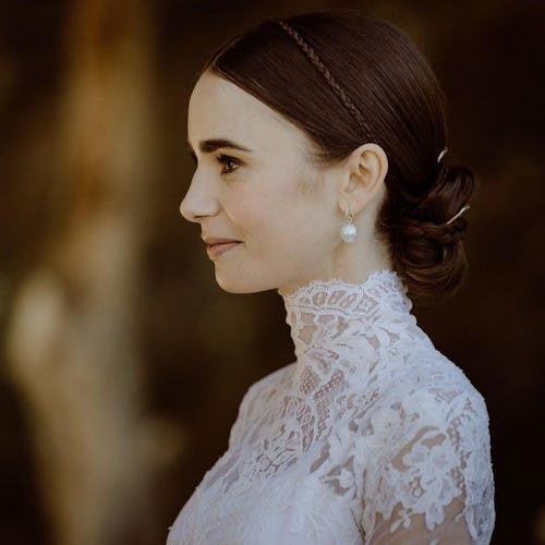 Lily Collins wedding