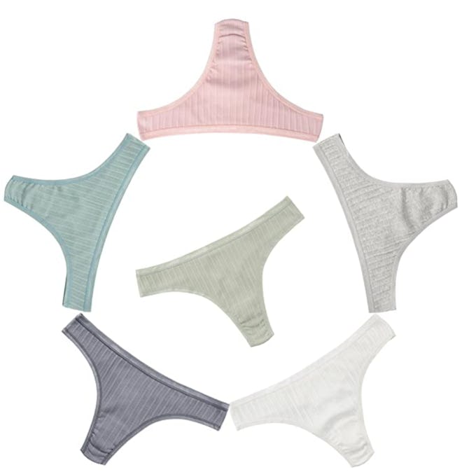 Knitlord 6 Pack Women’s Thongs