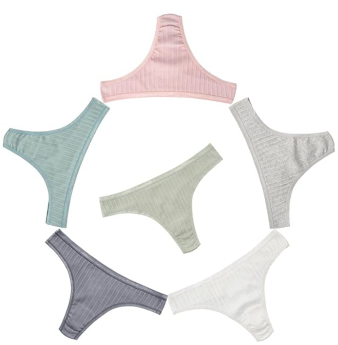 Knitlord 6 Pack Women's Thongs