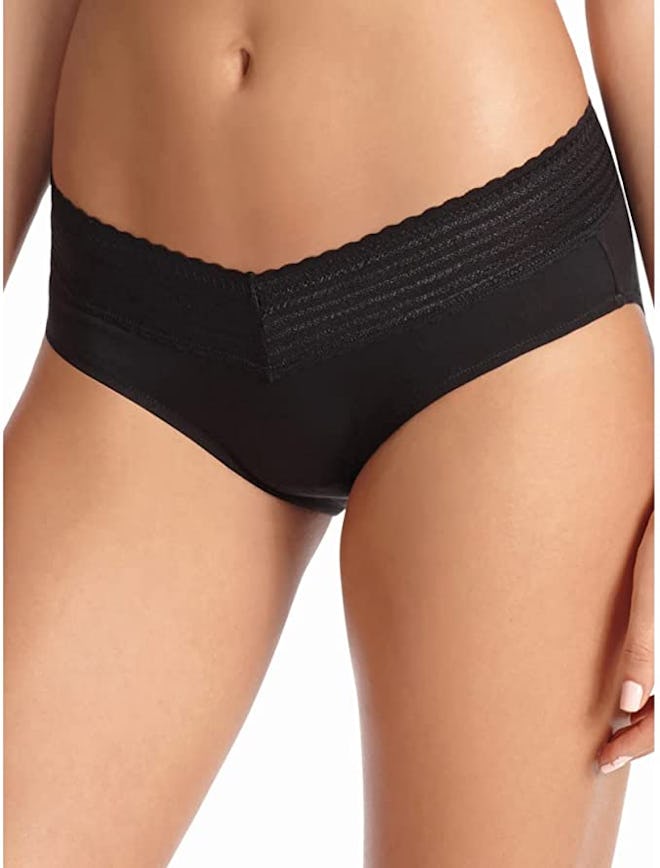 Warner’s No Pinch Cotton Hipster Lace Panties (3-Pack)