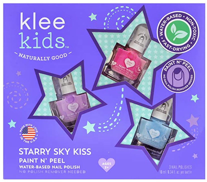 Klee Kids Water-Based Peelable Nail Polish Gift Set