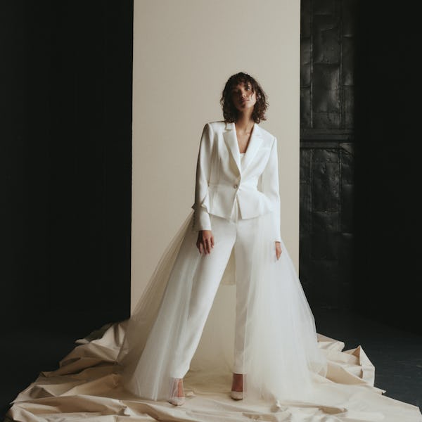 Bridal suiting separates from AMSALE Spring 2023 wedding dress collection.
